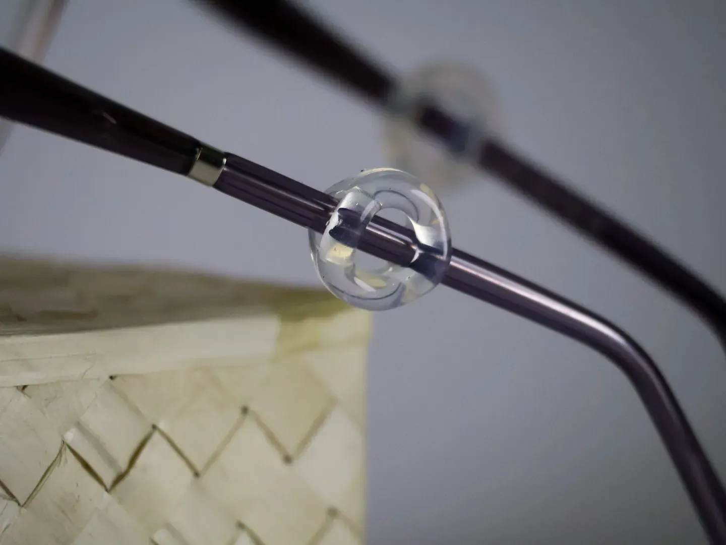 Comfortable anti-slip grips for prescription eyewear frames.