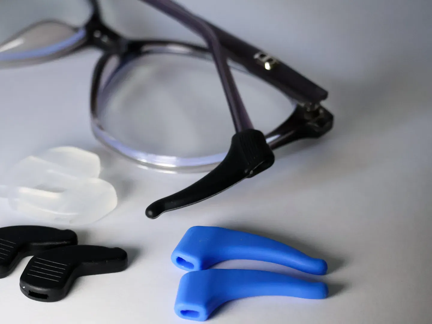 Prevent dropped glasses with secure ear grips from Neth Lanka Opticals.