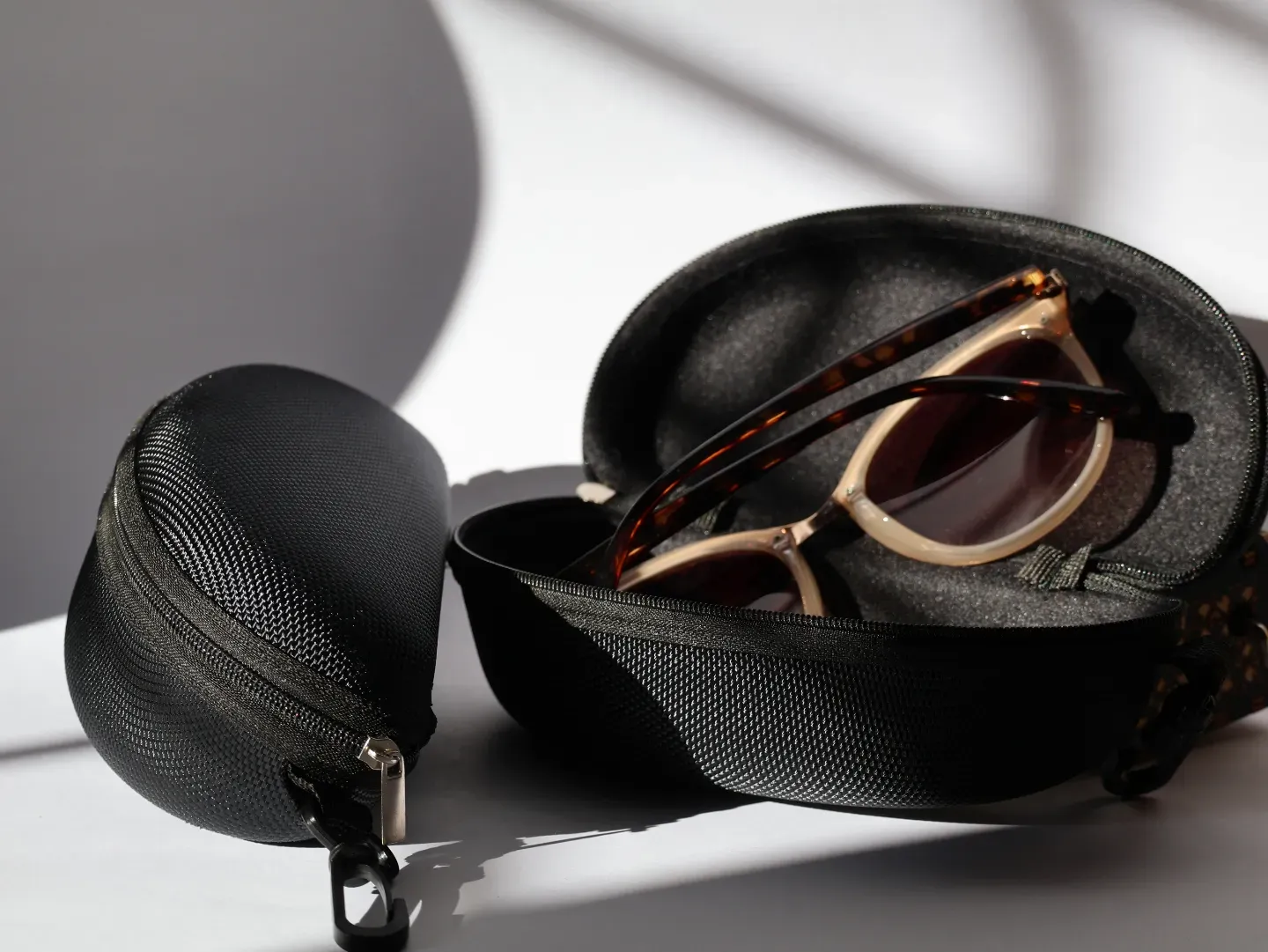 Durable optical travel cases available at Neth Lanka Opticals.
