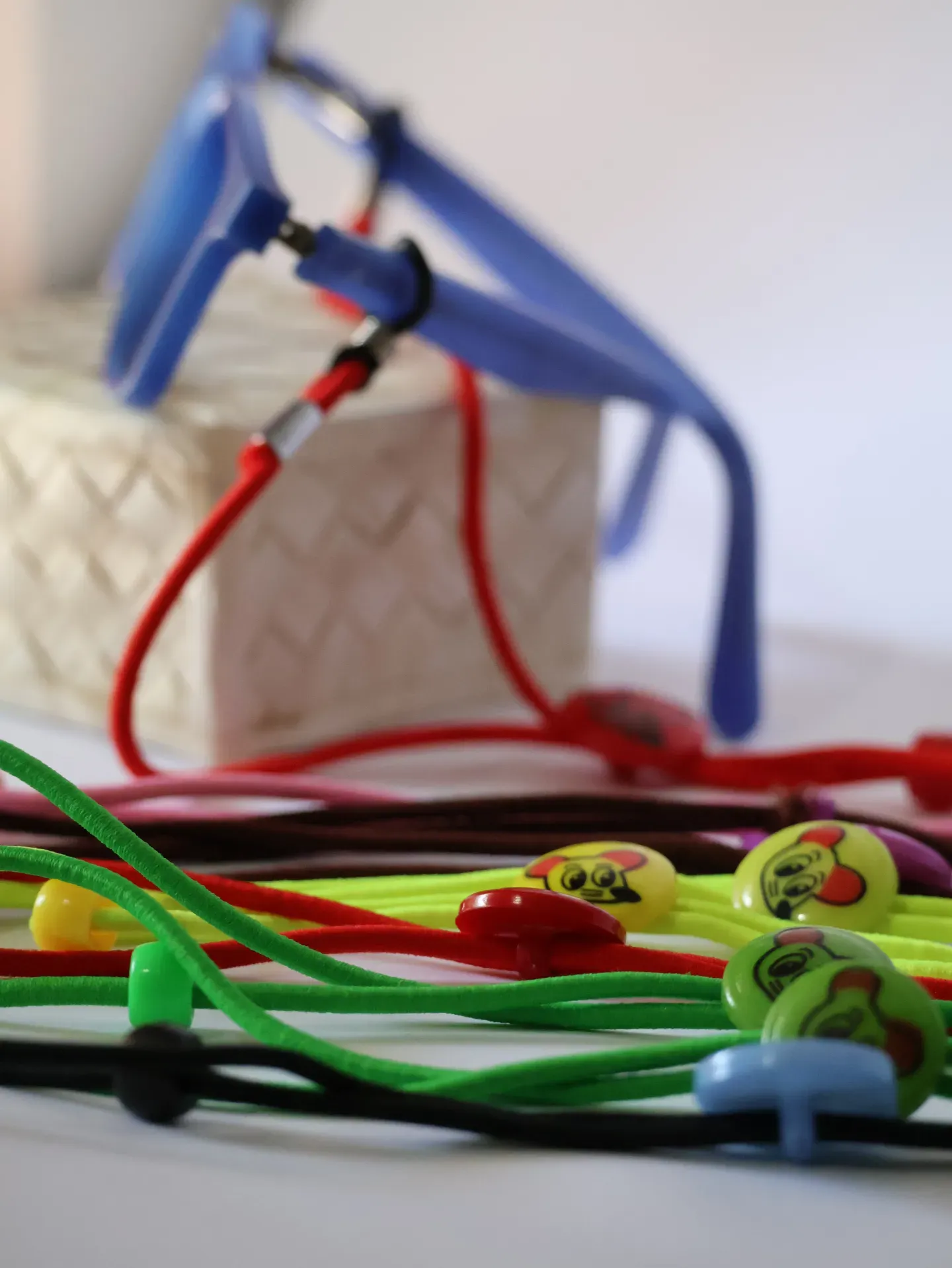 Durable spectacle strap designed specifically for active toddlers and kids.