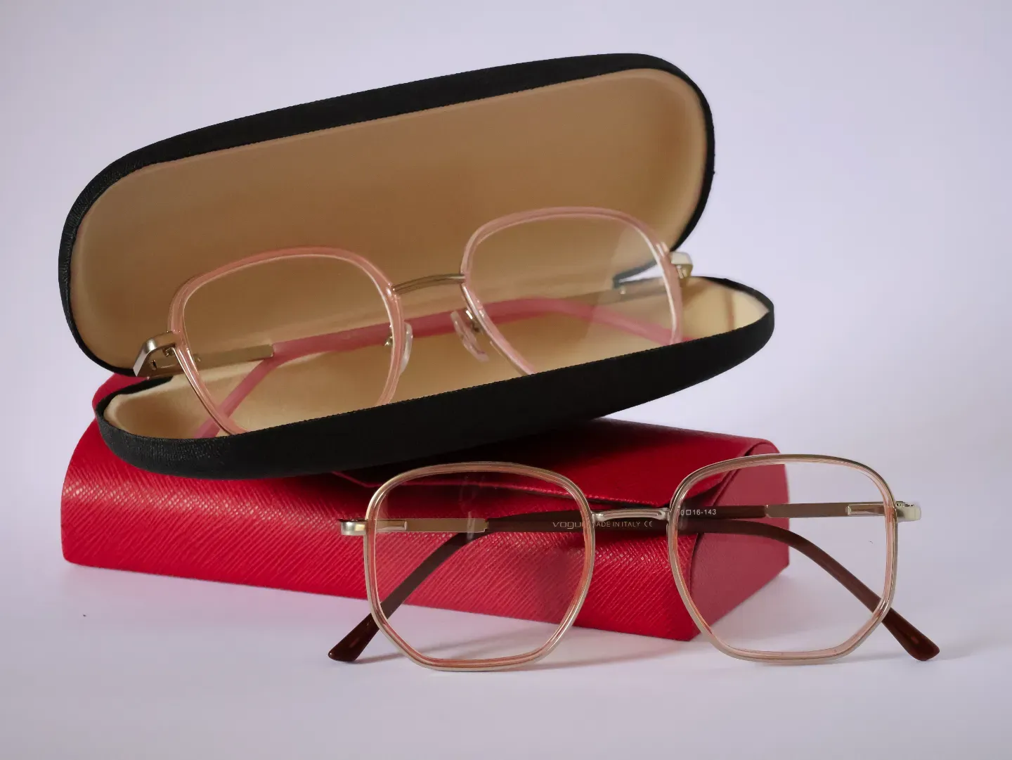 Unique Geometric Metal and Acetate Composite specs from Neth Lanka Opticals.