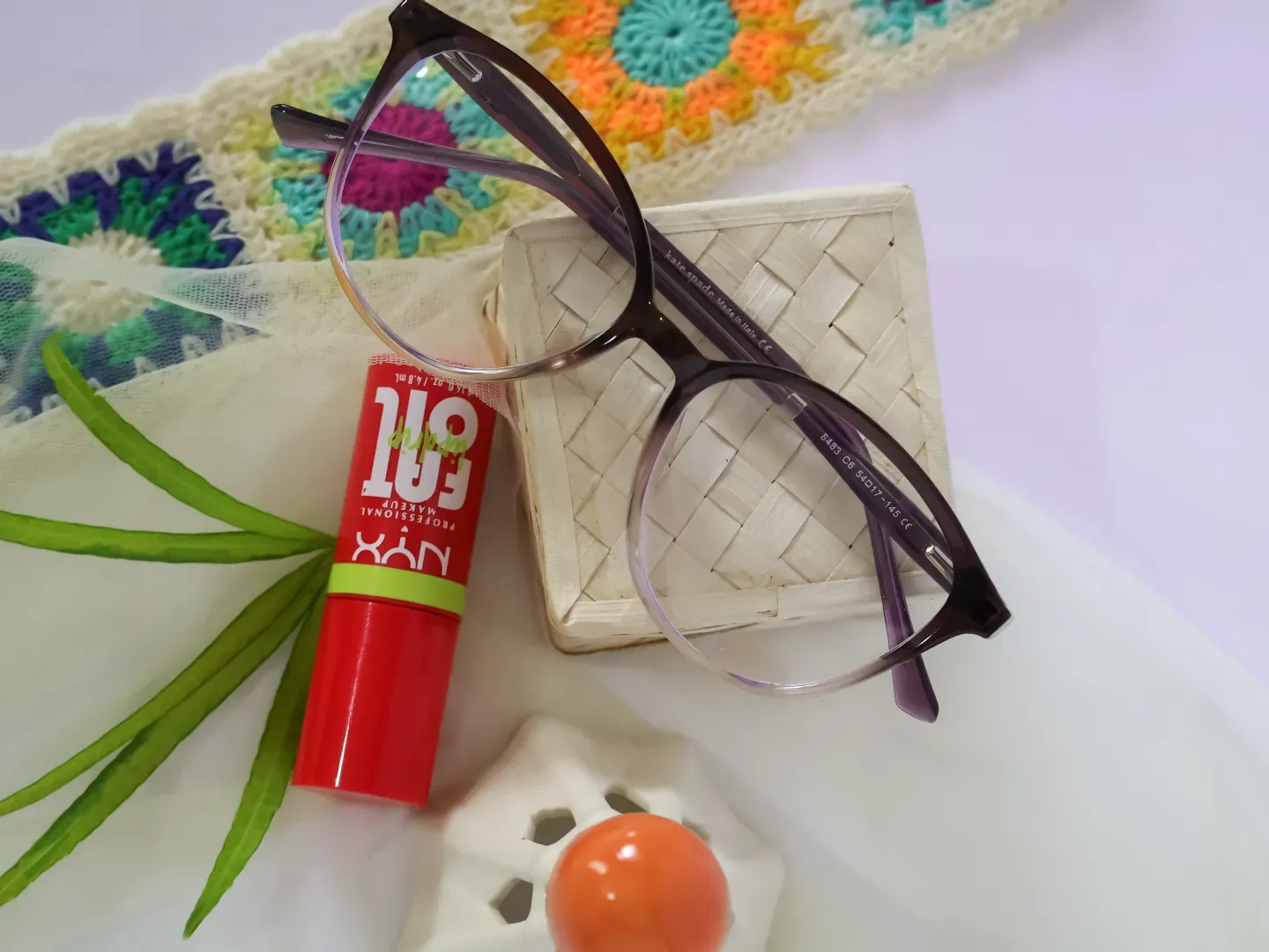 Fashionable Ombre Gradient Plastic Acetate specs. Stand out with fashionable glasses from Neth Lanka Opticals.